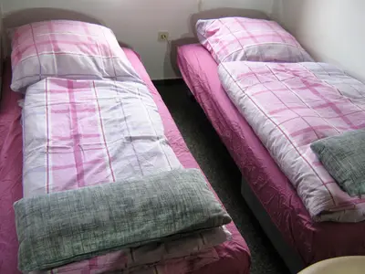 Schlafbereich im Wohnzimmer