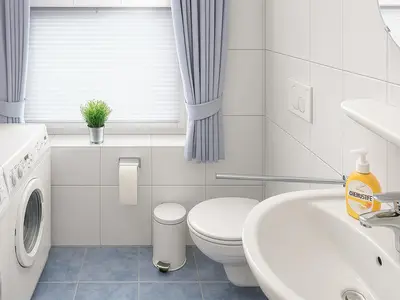 Badezimmer im Erdgeschoss