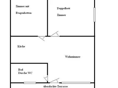 Grundriss Wohnung Nr 2