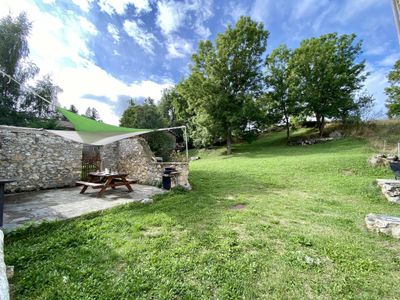 Espace de verdure à disposition du Gite rural