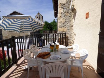 Terrasse au sud proche de l'église