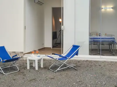 outside