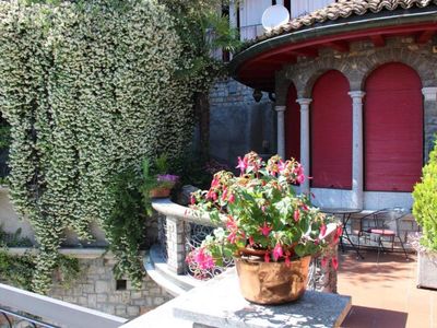 Terrasse vor Wohnzimmer