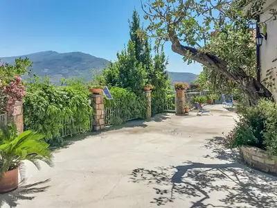 outside