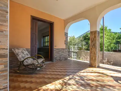 outside