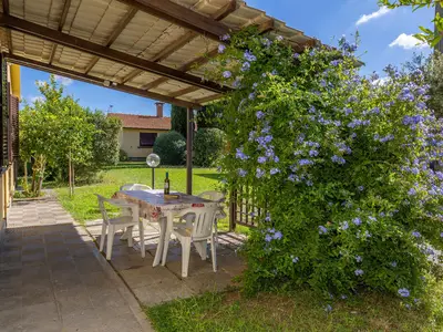 Überdachte Terrasse