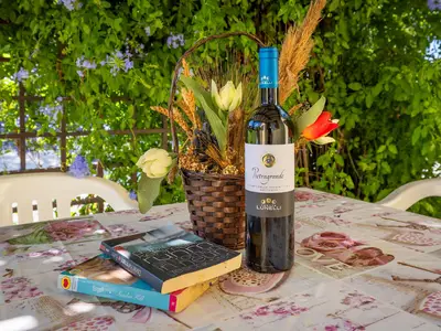 Überdachte Terrasse
