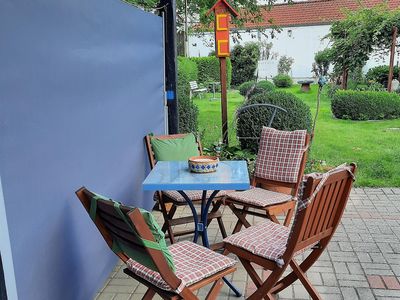 Ferienwohnung Fritz Dreyer Raucherecke am Garten