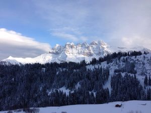 Les Esserts A42 (Dents du Midi im Winter)