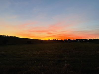 Aussicht bei Sonnenuntergang