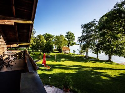 Fehrienwohnungen am Strandbad - Aussicht vom Balkon Inselblick