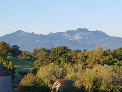 Blick von der Westterrasse Kampenwand