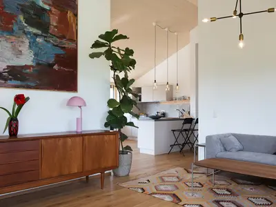 Fewo Kathi- Wohn-Küchenbereich