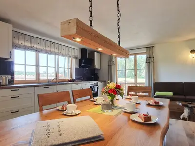 offener Wohn-Küchenbereich