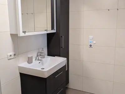 Badezimmer mit Radio