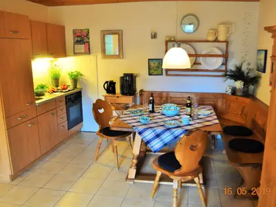 Küche und Essbereich