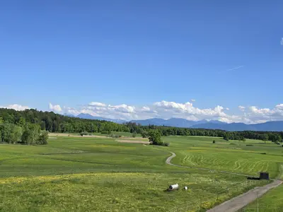 Bergblick vom Balkon