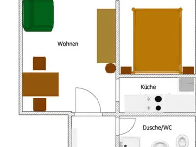 Ferienwohnung für 2 Personen (35 m²) in Clausthal-Zellerfeld 7/10