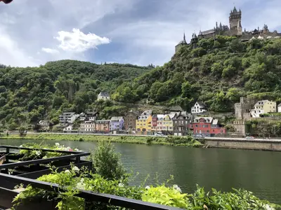 Blick Terrasse Burg