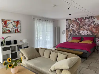 Ferienwohnung Berens Wohn-/ Schlafraum