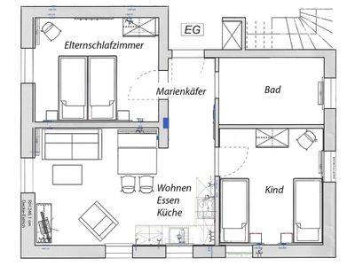 Ferienwohnung für 4 Personen (55 m²) in Colmberg 7/10