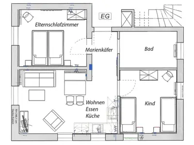 Ferienwohnung für 4 Personen (55 m²) in Colmberg 7/10