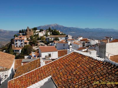 Comares, wählte eines der magischen Dörfer der Axarquia