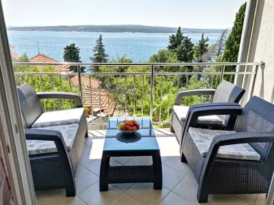 Ferienwohnung für 4 Personen (55 m²) in Crikvenica 1/10