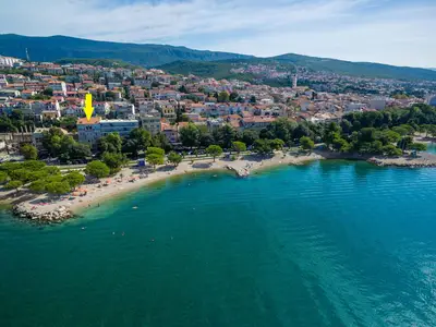 Ferienwohnung für 4 Personen (40 m²) in Crikvenica 1/10