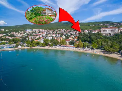 Ferienwohnung für 6 Personen (76 m²) in Crikvenica 1/10