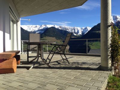 Ferienwohnung Canategia Vock - Terrasse