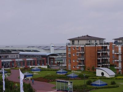 Dachterrasse, Blick Richtung AHOI Bad