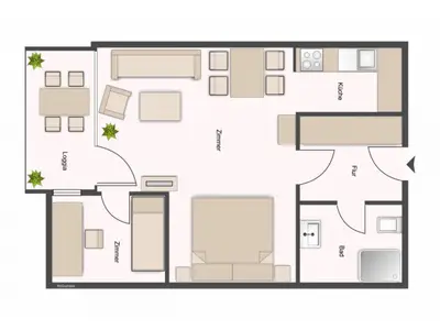 Ferienwohnung für 4 Personen (47 m²) in Cuxhaven 8/10