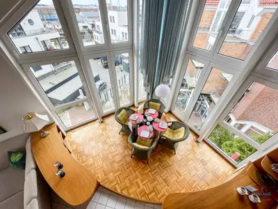 Cuxland-Fewo-Service - City Marina-Wohnzimmer