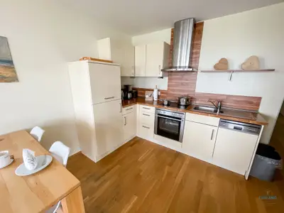 Cuxland-Fewo-Service - Haus Blue Ocean-Wohnung 8 Küchenzeile