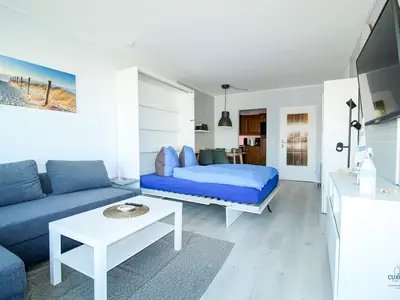 Cuxland-Fewo-Service - Haus Frische Brise- Wohnung 7.10  - Wohnzimmer