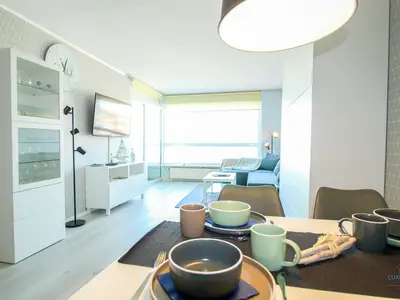 Cuxland-Fewo-Service - Haus Frische Brise- Wohnung 7.10  - Wohnzimmer
