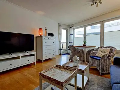 Fewo 25 Residenz Meeresbrandung Duhnen - gemütlicher Wohn/Essbereich