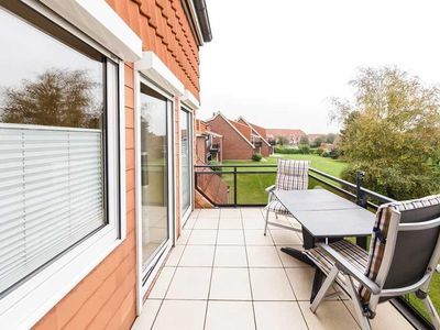 Ferienwohnung 4 Landhaus Hubertus Duhnen - mit möbliertem Sonnenbalkon