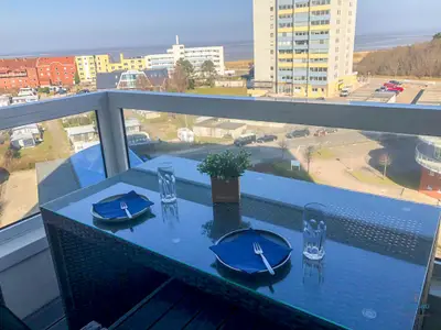 Cuxland-Fewo-Service - Haus Frische Brise- Wohnung 7.10  - Balkon