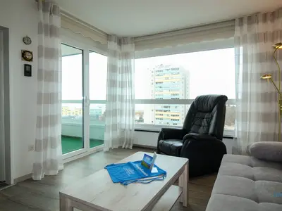 Cuxland-Fewo-Service - Haus Frische Brise- Wohnung 8.09  - Wohn - Esszimmer - Küche