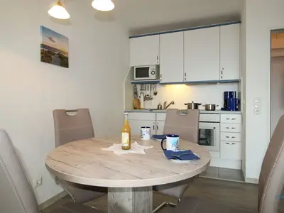 Cuxland-Fewo-Service - Haus Frische Brise- Wohnung 8.09  - Wohn - Esszimmer - Küche