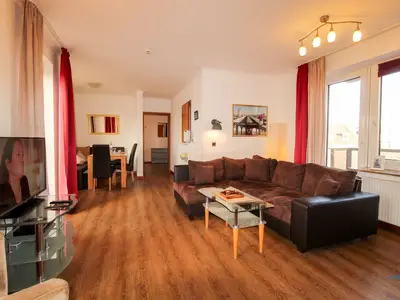 Cuxland-Fewo-Service-Haus Elbe-Wohnung 17-Wohnzimmer