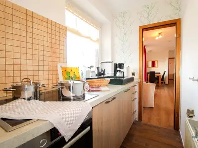 Cuxland-Fewo-Service-Haus Elbe-Wohnung 17-Küche