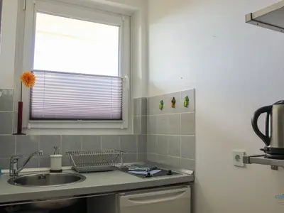 Cuxland-Fewo-Service - Haus Alte-Liebe Wohnung 404 Küchenzeile
