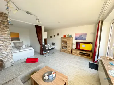 Cuxland-Fewo-Service-Haus Elbe-Wohnung 9-Wohn/Schlfraum