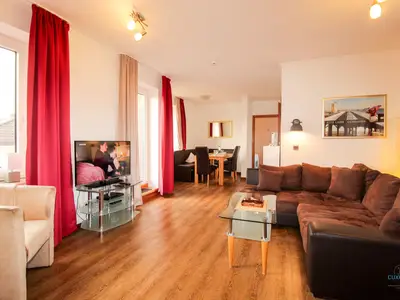 Cuxland-Fewo-Service-Haus Elbe-Wohnung 17-Wohnzimmer