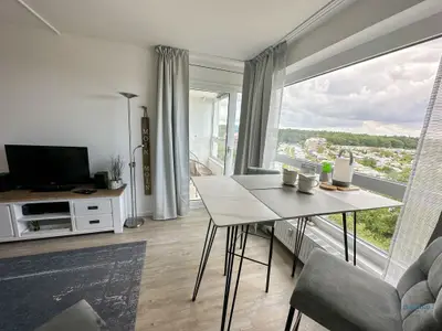 Cuxland-Fewo-Service - Haus Frische Brise- Wohnung 6.06.  - Wohnzimmer