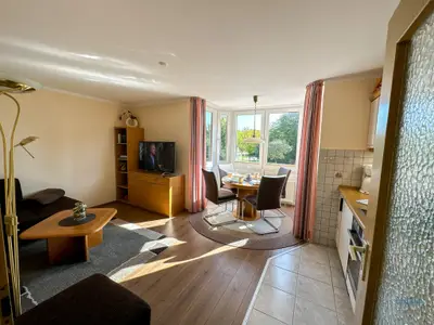 Cuxland-Fewo-Service - Elbstrom 4-Wohnzimmer/Küchenzeile