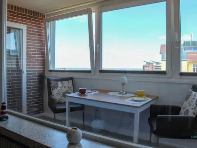 Cuxland-Fewo-Service - Haus Alte-Liebe Wohnung 404 Wohn/Schlafzimmer